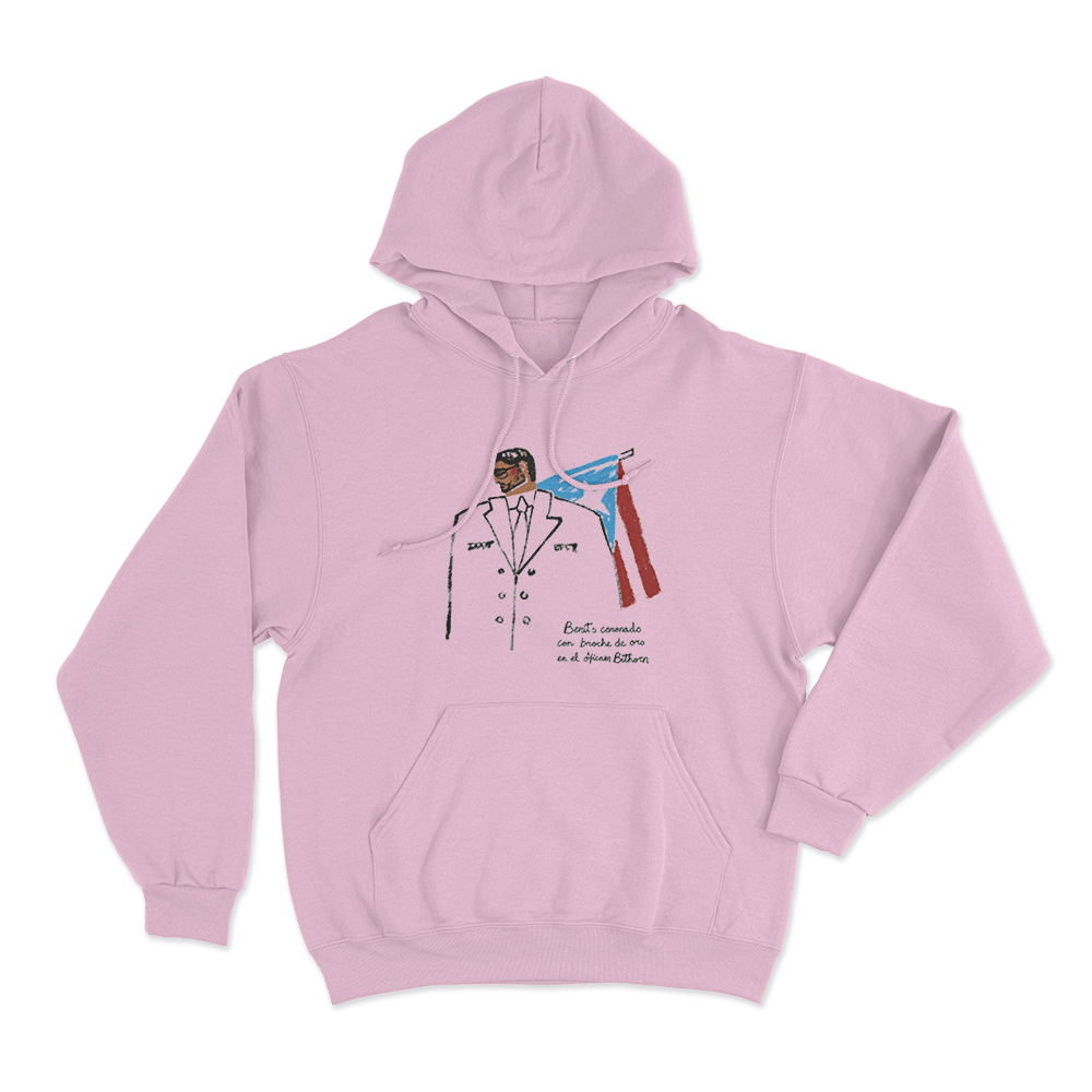 Benito En PR Unisex Hoodie Pink Benito En PR Unisex Hoodie Pink