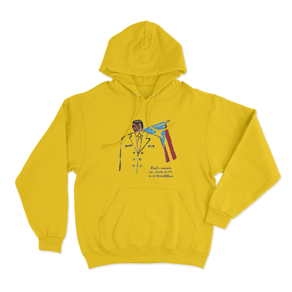 Benito En PR Unisex Hoodie Yellow Benito En PR Unisex Hoodie Yellow