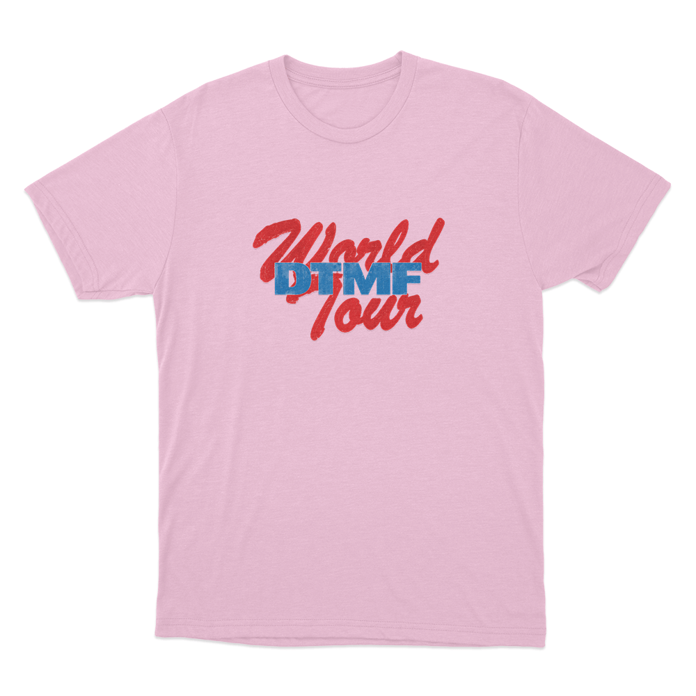 DTMF World Tour Unisex T Shirt Pink DTMF World Tour Unisex T Shirt Pink