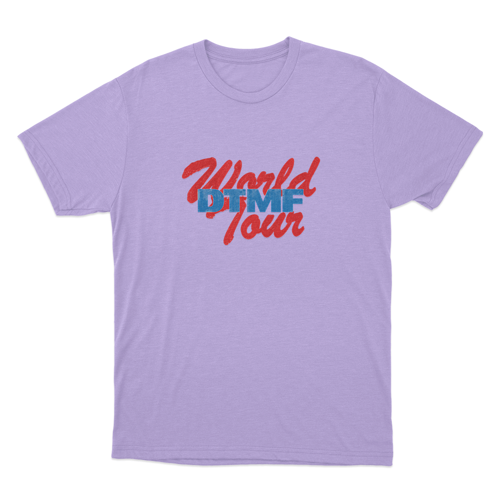 DTMF World Tour Unisex T Shirt Purple DTMF World Tour Unisex T Shirt Purple