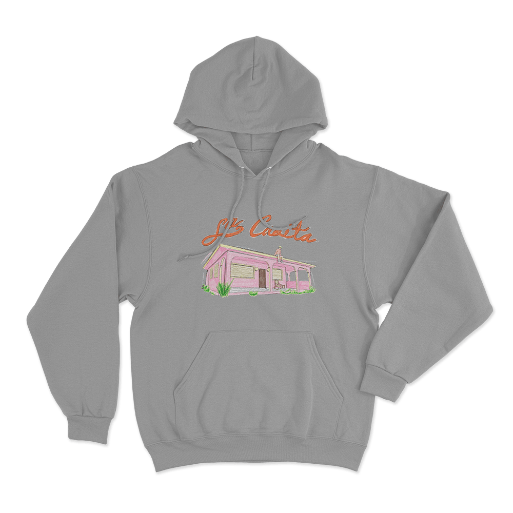 La Casita Unisex Hoodie Grey La Casita Unisex Hoodie Grey