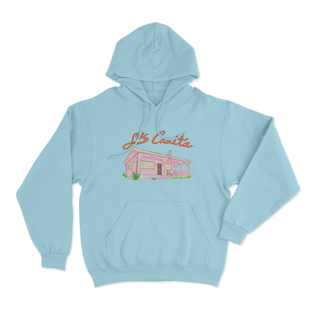 La Casita Unisex Hoodie Sky Blue La Casita Unisex Hoodie Sky Blue